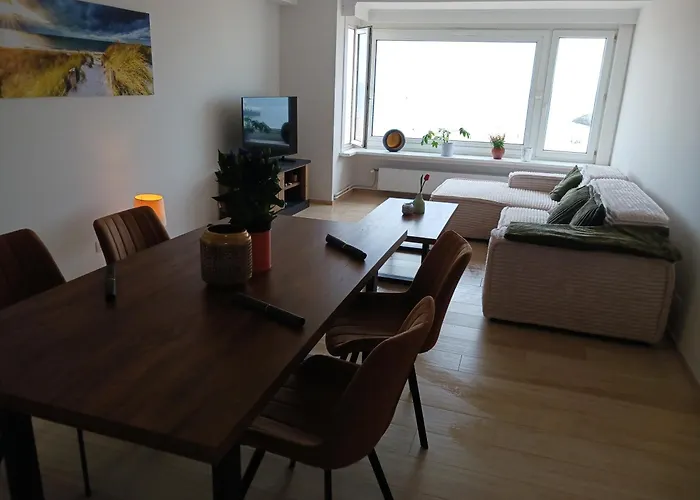 Betsy Met Direct Zeezicht Apartmán Ostende